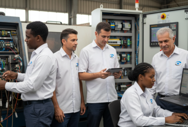 Modernização e atualização de máquinas industriais